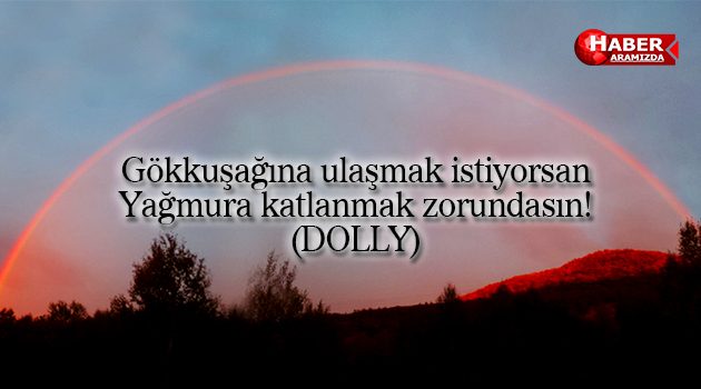Cesaretin Varsa Gökkuşağına Ulaşmak İçin Yağmura Katlanacaksın!