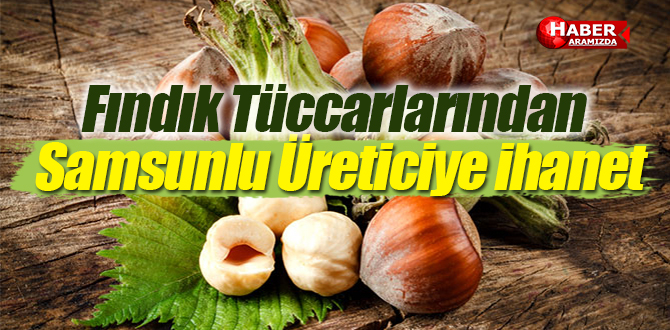 Fındık Tüccarlarından Samsunlu Üreticiye İhanet