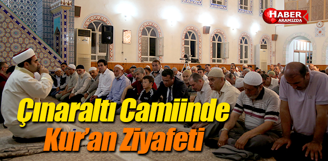 Atakumlulular Çınaraltı Camiinde Kuran Ziyafetinde Buluştu