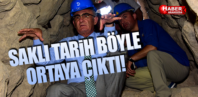 Başkan Yılmaz, Çalışmaları Yapılan Tünele Girdi