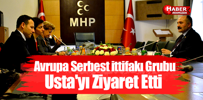 Avrupa Serbest İttifakı Grubu Usta’yı Ziyaret Etti