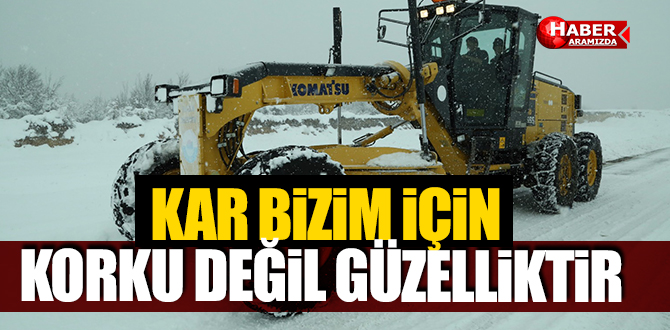 İlkadım Belediyesi Ekipleri karla mücadeleye hazır