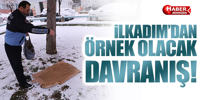 İLKADIM BELEDİYESİN’DEN ÖRNEK DAVRANIŞ