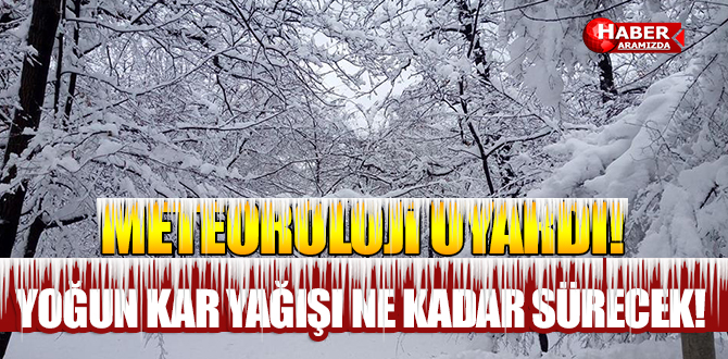 Yurtta ve Samsun’da Yoğun Kar Yağışı ve Zirai Don Uyarısı!