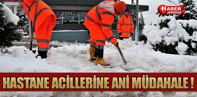 İlkadım’ da Kar Ulaşımı Felç Edemedi