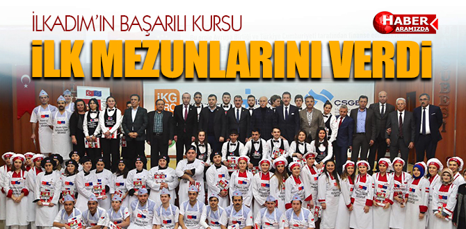 İlkadım’ın Başarılı Kursu Mezunlarını Verdi