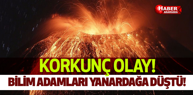 Korkunç Olay! Bilim adamı volkanın içine düştü!