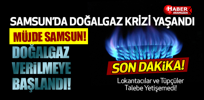 Samsun’da Doğalgaz Krizi Yaşandı! Samsunlu İsyan Etti