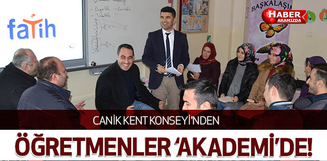 Canik Kent Konseyi’nden Öğretmenler ‘Akademi’de