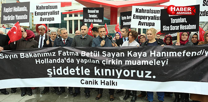 Canikliler Hollanda’yı kınadı