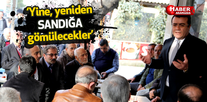 Başkan Taşçı’dan referandum yorumu ‘Yine, yeniden sandığa gömülecekler’