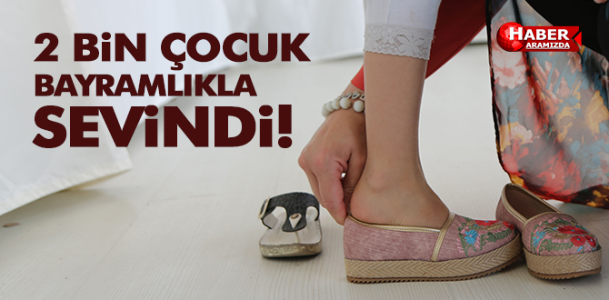 Atakum’da 2 bin çocuğa 2 bin bayramlık