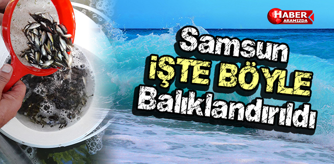 Samsun İç Suları Balıklandırıldı