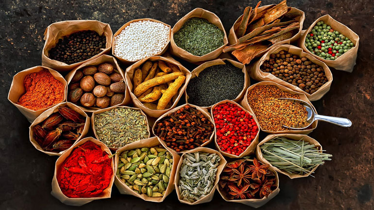 Sağlık kalkanı baharatlar