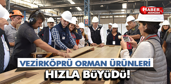 VEZİRKÖPRÜ ORMAN ÜRÜNLERİ %26 BÜYÜDÜ