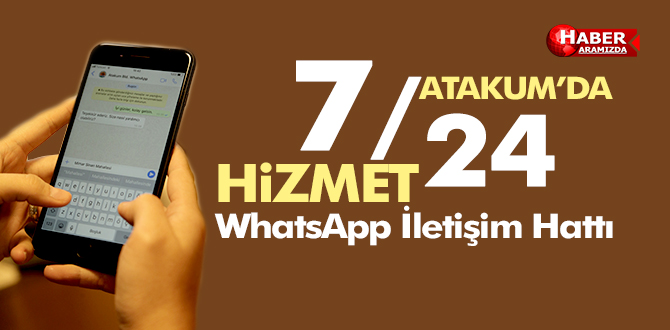 Atakum’da 7/24 İletişim WhatsApp hattı kuruldu