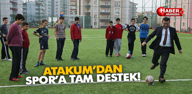 ATAKUM’DA SPORA TAM DESTEK