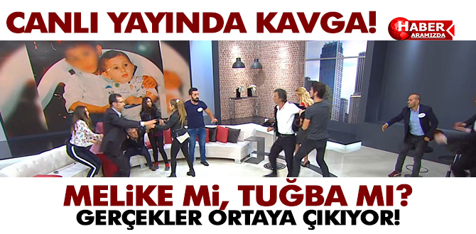 CANLI YAYINDA GERGİN ANLAR