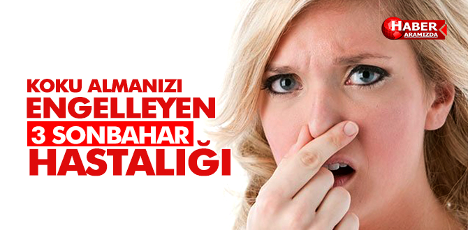 KOKU ALMANIZI ENGELLEYEN 3 SONBAHAR HASTALIĞI