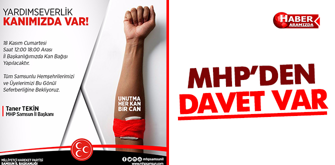 MHP ‘YARDIMSEVERLERİK KANIMIZDA VAR’