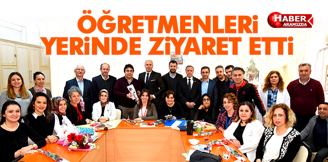 Başkan Togar, 24 Kasım dolayısıyla Öğretmenleri ziyaret etti