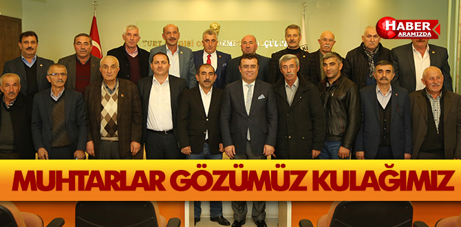 Taşçı’dan muhtarlara teşekkür