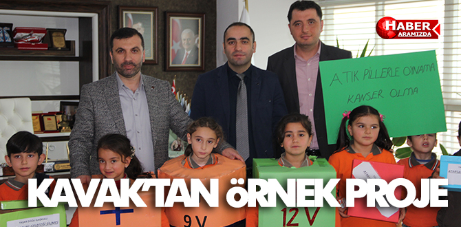 Öğrencilerden Atık Pil Toplama Projesi
