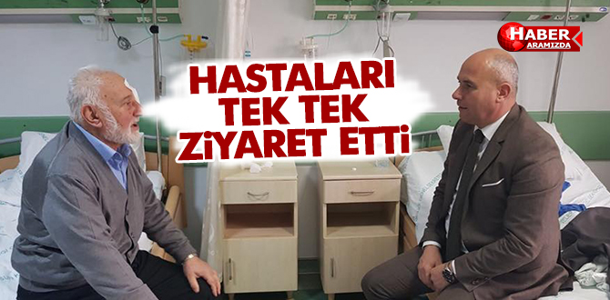 Başkan Togar, hastaları ziyaret etti