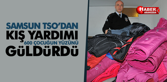 Samsun TO’dan öğrencilere giyim yardımı