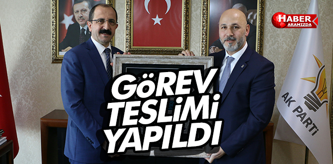 AK Parti Samsun İl Başkanlığı’nda devir teslim yapıldı