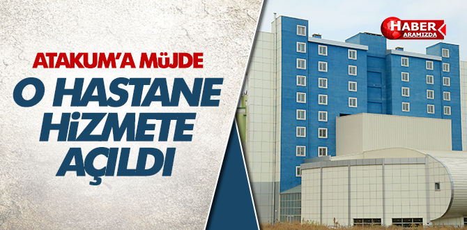 Atakumlulara Müjde ‘Pazartesi günü hizmet vermeye başlıyor…’