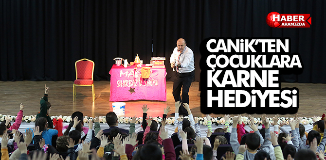 Canik’ten çocuklara karne hediyesi