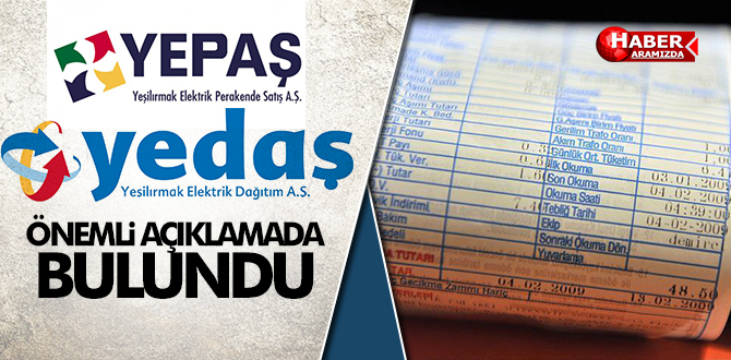 YEDAŞ’tan Elektrik Faturası Hakkında Uyarı