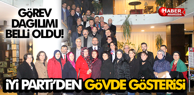 İYİ Parti Samsun Kurucu İl Başkanlığı’nda görev dağılımı belli oldu