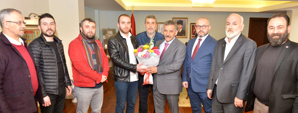 Samsun İnternet Gazetecileri Cemiyeti Valilik Ziyareti