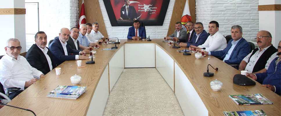 Havza’da bayramlaşma töreni