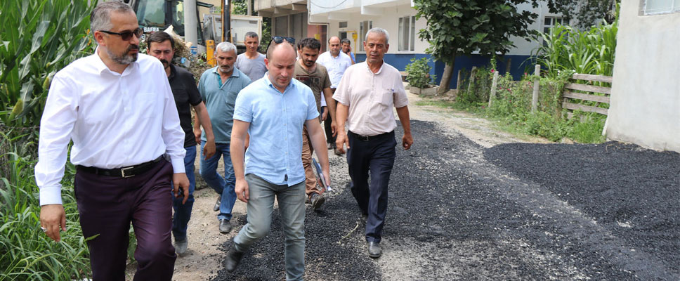 BAŞKAN KILIÇ: ASFALT VE KALDIRIM ÖNCELİĞİMİZDİR