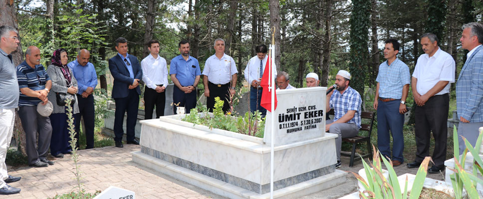 Kavak’ta ki Şehit Kabirleri Ziyaret Edildi