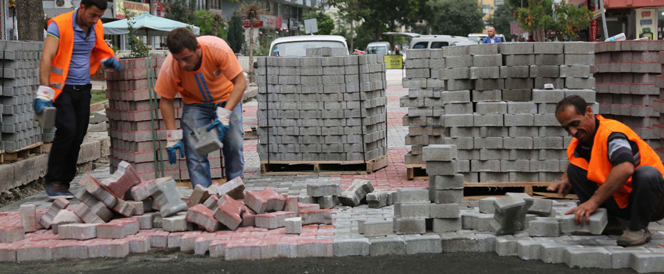Atakum’da ‘Taş Parke’ hızı