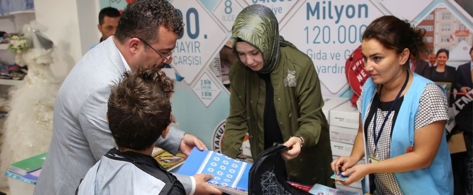 Atakum’da 5 bin öğrenciye kırtasiye yardımı