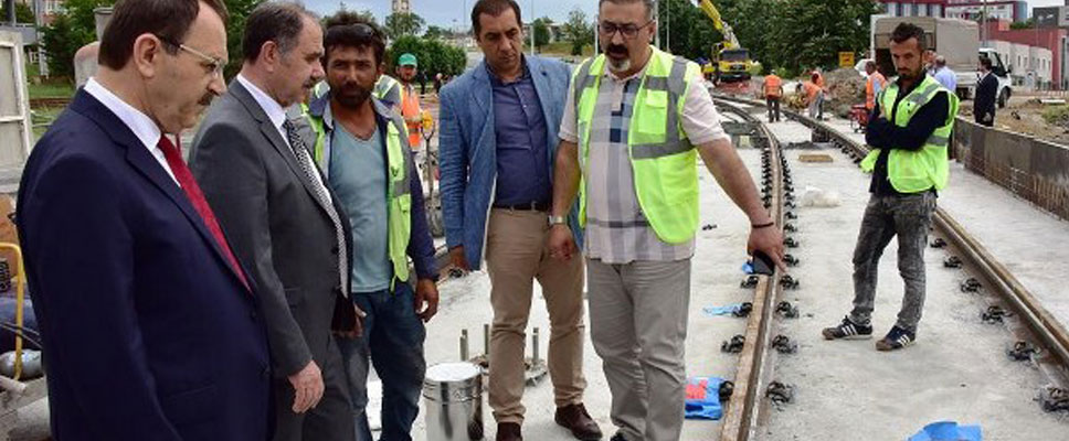 ŞAHİN: “RAYLI SİSTEMDE 120 MİLYONLUK YATIRIM YAPTIK”