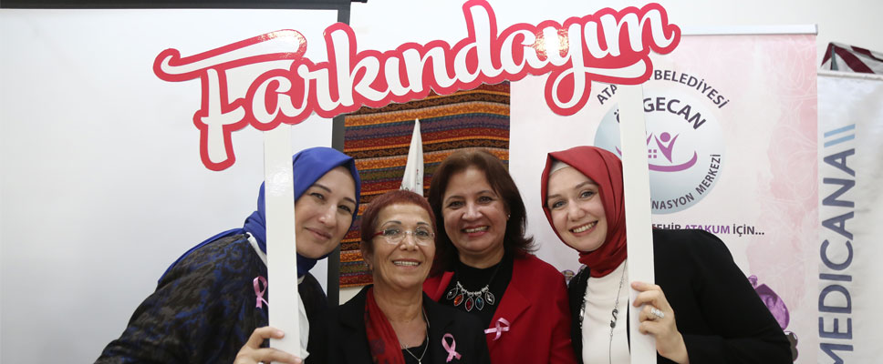 Atakum’lu kadınlara kanser farkındalığı