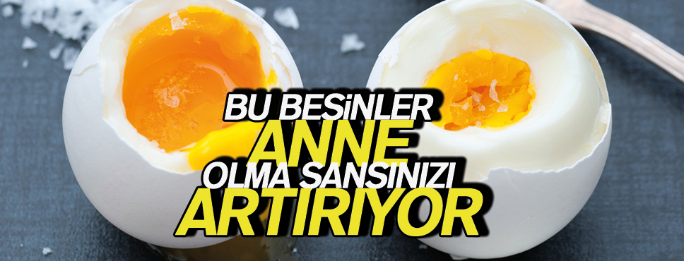 ANNE OLMA ŞANSINI ARTIRAN BESİNLER
