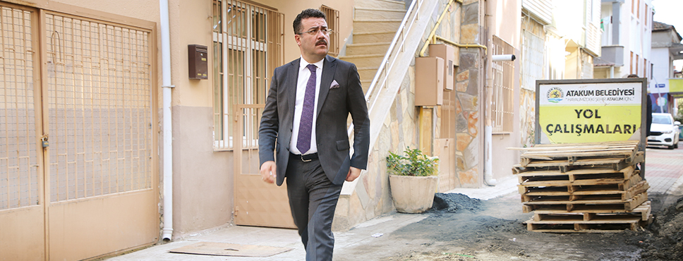 Atakum’da rekor yol çalışmaları
