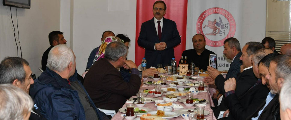 Başkan Şahin’den Samsunlu arıcılara övgü