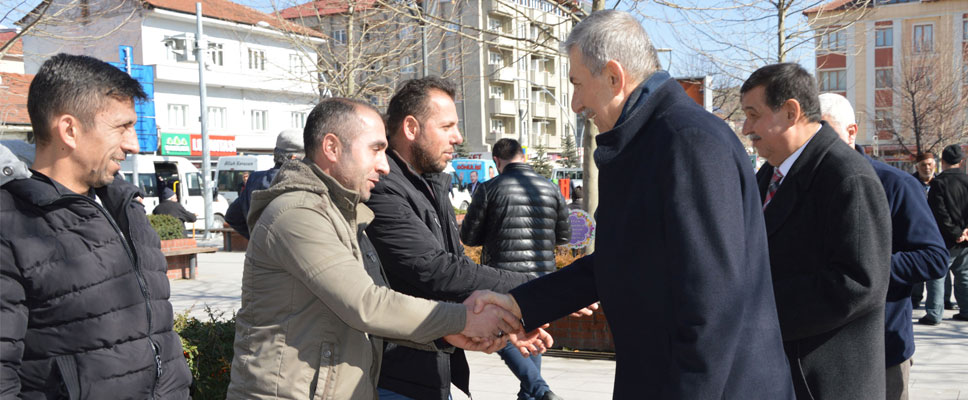 Demircan Havza’da halkla buluştu