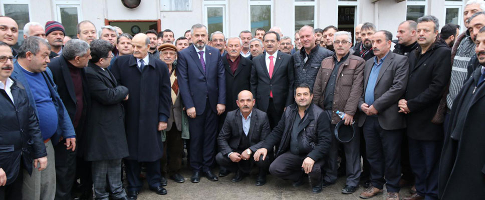 DEMİR VE KILIÇ’A BAFRA’DA YOĞUN İLGİ