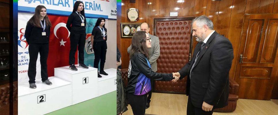 BAŞKAN KILIÇ: ‘DAMLA KIZIMIZ İLE İFTİHAR EDİYORUZ’