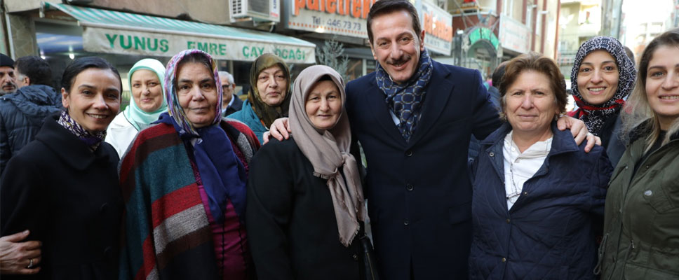 BAŞKAN TOK’A VATANDAŞTAN BÜYÜK İLGİ