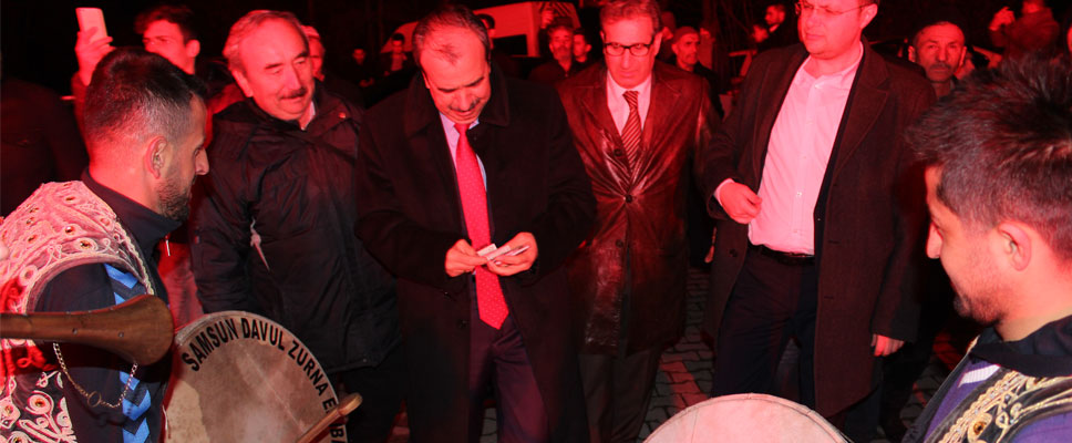 Atakum’da Hayati Tekin’e davullu zurnalı karşılama!